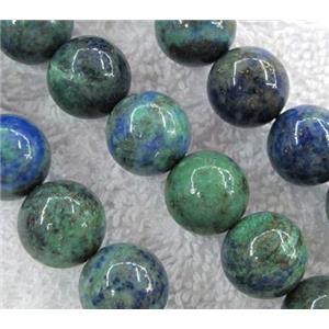 round Azurite beads, approx 12mm dia [GMLB265]