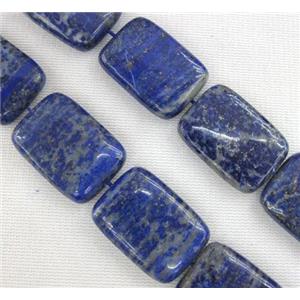lapis lazuli bead, rectangle, blue, approx 18x25mm [GMLB324]