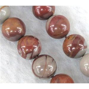 round natural Noreena Jasper Beads, approx 18mm dia, 15.5 inches [GMLB389-18MM]