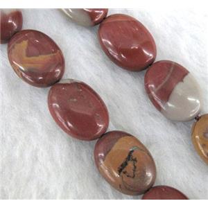 natural Noreena jasper bead, oval, approx 10x14mm, 15.5 inches [GMLB390]