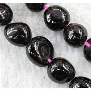 garnet bead, freeform, approx 10mm [GMLB452]