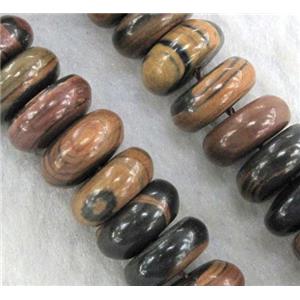 brown Opal Beads, rondelle, approx 10x16mm, 15.5 inches [GMLB455-10X16MM]