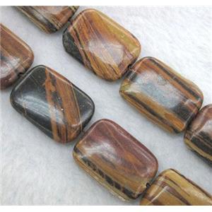 brown Opal Stone bead, rectangle, approx 12x16mm, 15.5 inches [GMLB460-12X16MM]