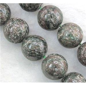 round red green Garnet Beads, B-Grade, approx 12mm dia [GMLB476-12MM]