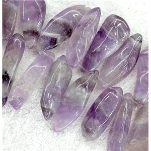 purple amethyst beads, freeform, approx 20-30mm, 15.5 inches [GMLB603-20X30MM]