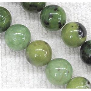 Australian Chrysoprase Beads, round, green, approx 12mm dia, 15.5 inches [GMLB718-12MM]
