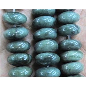 Canadian Chrysoprase Beads, rondelle, approx 6x12mm, 15.5 inches [GMLB733]