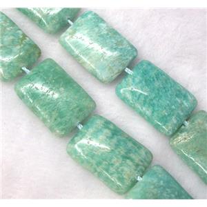 Amazonite beads, rectangle, approx 18x25mm, 15.5 inches [GMLB740]