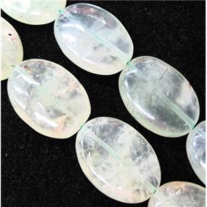 prehnite beads, oval, approx 18x25mm, 15.5 inches [GMLB742]