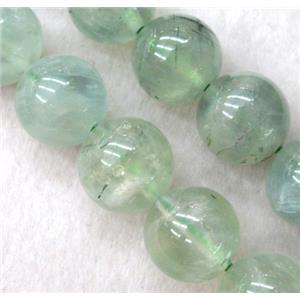prehnite beads, round, lt.green, approx 4mm dia, 15.5 inches [GMLB744-4MM]