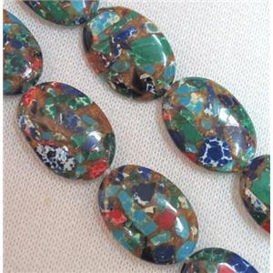 gemstone bead, oval, approx 18x25mm, 15.5 inches [GMLB826]