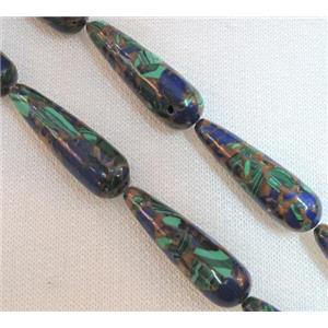 gemstone bead, teardrop, approx 10-40mm, 15.5 inches [GMLB828]