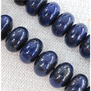 lapis lazuli beads, rondelle, approx 6x10mm [GMLB940-6X10MM]