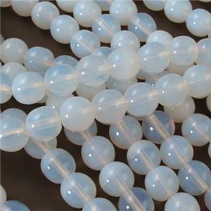 round white opalite beads, 18mm dia, 22pcs per st [GMOP001-18MM]