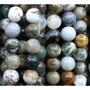 round Ocean Agate beads, 8mm dia, approx 48pcs per st [GMOT128-8MM]