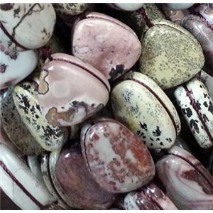 chohua jasper bead, freeform, approx 12x17mm [GMOT187]