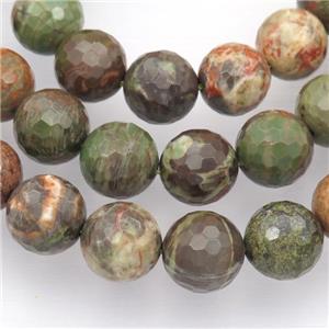 Ocean Jasper beads, faceted round, approx 6mm dia, 62pcs per st [GMOT230-6MM]