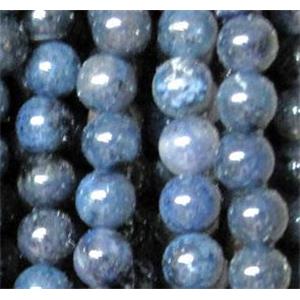 tiny jasper bead, sea-blue, round, approx 3mm dia, 130pcs per st [GMOT566]