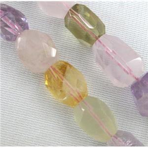 mixed gemstone nugget beads, freeform, approx 10-15mm [GMOT676]