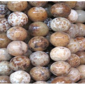 yellow Opal stone beads, rondelle, approx 12x16mm, 15.5 inches [GMOT695]