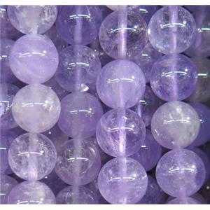 round Amethyst beads, purple, approx 6mm dia, 15.5 inches [GMOT719-6MM]