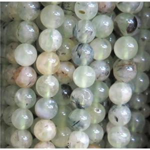 round Prehnite beads, approx 10mm dia, 15.5 inches [GMOT734-10MM]