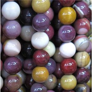 round mookaite beads, approx 6mm dia, 15.5 inches [GMOT741-6MM]