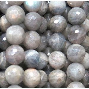 Labradorite bead, faceted round, approx 6mm dia, 15.5 inches [GMOT758-6MM]