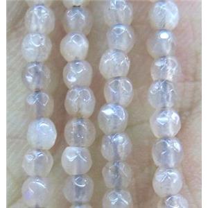 tiny Pink Moonstone Beads, faceted round, approx 3mm dia [GMOT788]