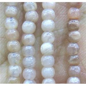 Pink Moonstone Beads, round, tiny, approx 3mm dia [GMOT816]