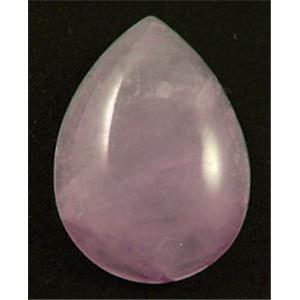 Rose Quartz Teardrop Cabochon, 17x24mm [GMPD015]