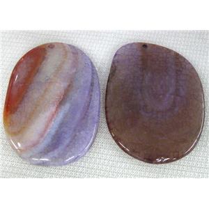 agate stone pendant, approx 40-70mm [GMPD127]