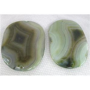 Natural agate stone pendant, approx 45-65mm [GMPD132]