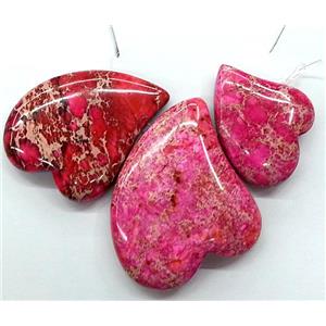 Red Imperial Jasper Teardrop Pendant, approx 20-45mm [GMPD554]