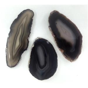 agate slice pendant, freeform, approx 20-70mm [GMPDA1661]