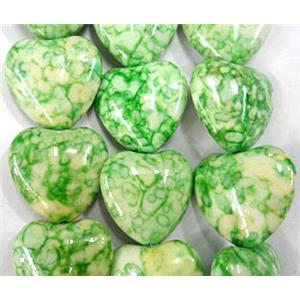 Rain colored stone bead, stability, 14mm wide, approx 29pcs per st [GMRCS03C06-14MM]