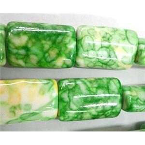 Rain colored stone bead, stability, 10x15mm, approx 26pcs per st [GMRCS03C07]