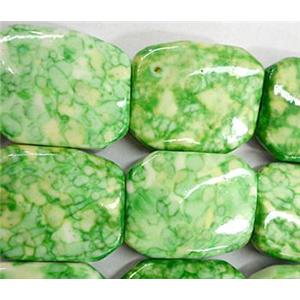 Rain colored stone bead, stability, 10x25mm, approx 16pcs per st [GMRCS03C08]