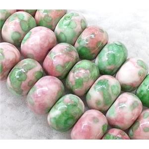 Rain colored stone bead, stability, 4x6mm, approx 100pcs per st [GMRCS04C02-4X6MM]