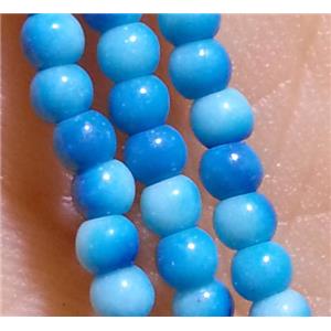 blue Rainforest Jasper beads, round, stability, approx 3mm dia, 15.5 inches [GMRCS15-3MM]