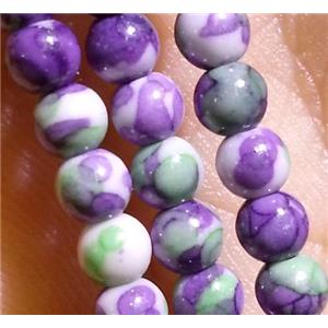 purple Rainforest Stone beads, round, stability, approx 3mm dia, 15.5 inches [GMRCS18]