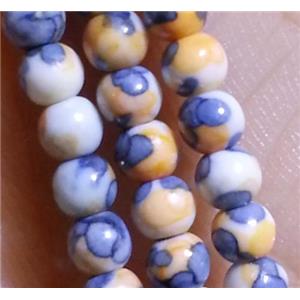 colorful Rainforest Stone beads, round, stability, approx 3mm dia, 15.5 inches [GMRCS19]