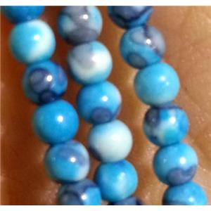 blue Rainforest Stone beads, round, stability, approx 3mm dia, 15.5 inches [GMRCS23]