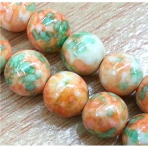 Rainforest jasper beads, round, stability, approx 16mm dia, 15.5 inches [GMRCS37-16MM]