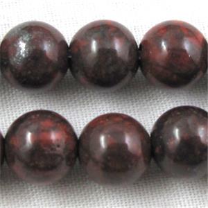 Round Garnet Beads, 6mm dia, approx 67pcs per st. [GMRD10-6MM]
