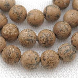 Chinese Picture Jasper Beads, round, approx 6mm dia [GMRD139-6MM]