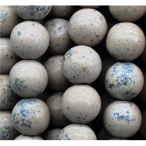 picture jasper bead, B-grade, round, 10mm dia, approx 38pcs per st [GMRD199-10MM]
