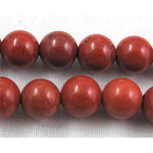 round Red Jasper Beads, 6mm dia, approx 67pcs per st. [GMRD25-6MM]