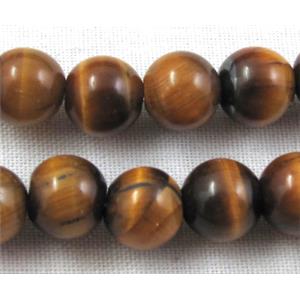 round Tiger eye beads, 6mm dia, approx 67pcs per st. [GMRD30-6MM]