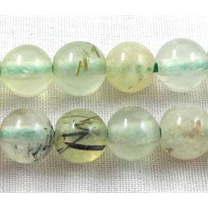 Prehnite Beads, AA Grade, Round, 6mm dia, approx 65pcs per st. [GMRD38-6MM]